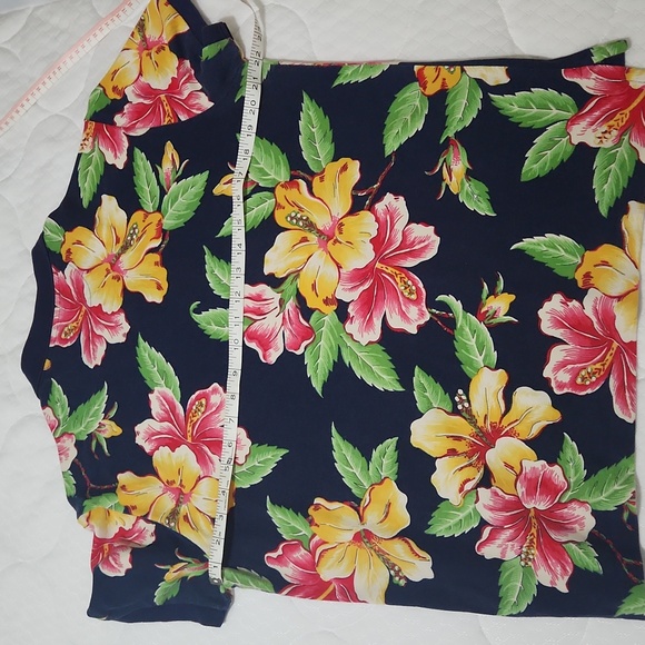 Polo by Ralph Lauren floral print design shirt large - Picture 2 of 3